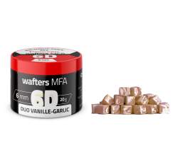 MatchPro Przynęty Wędkarskie 6D WAFTERS MFA DUO VANILLE-GARLIC 6x6MM 20G