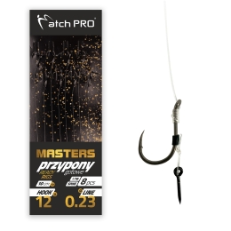 MatchPro Przypony METHOD FEEDER MASTERS SPIKE M16 Barbed 8SZT