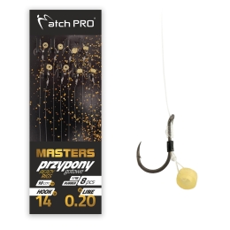 MatchPro Przypony METHOD FEEDER MASTERS RUBBER M16 Barbed 8SZT