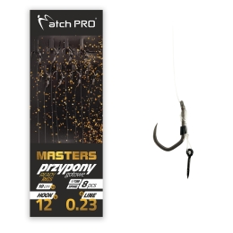 MatchPro Przypony METHOD FEEDER MASTERS SPIKE M19B Barbless 8SZT