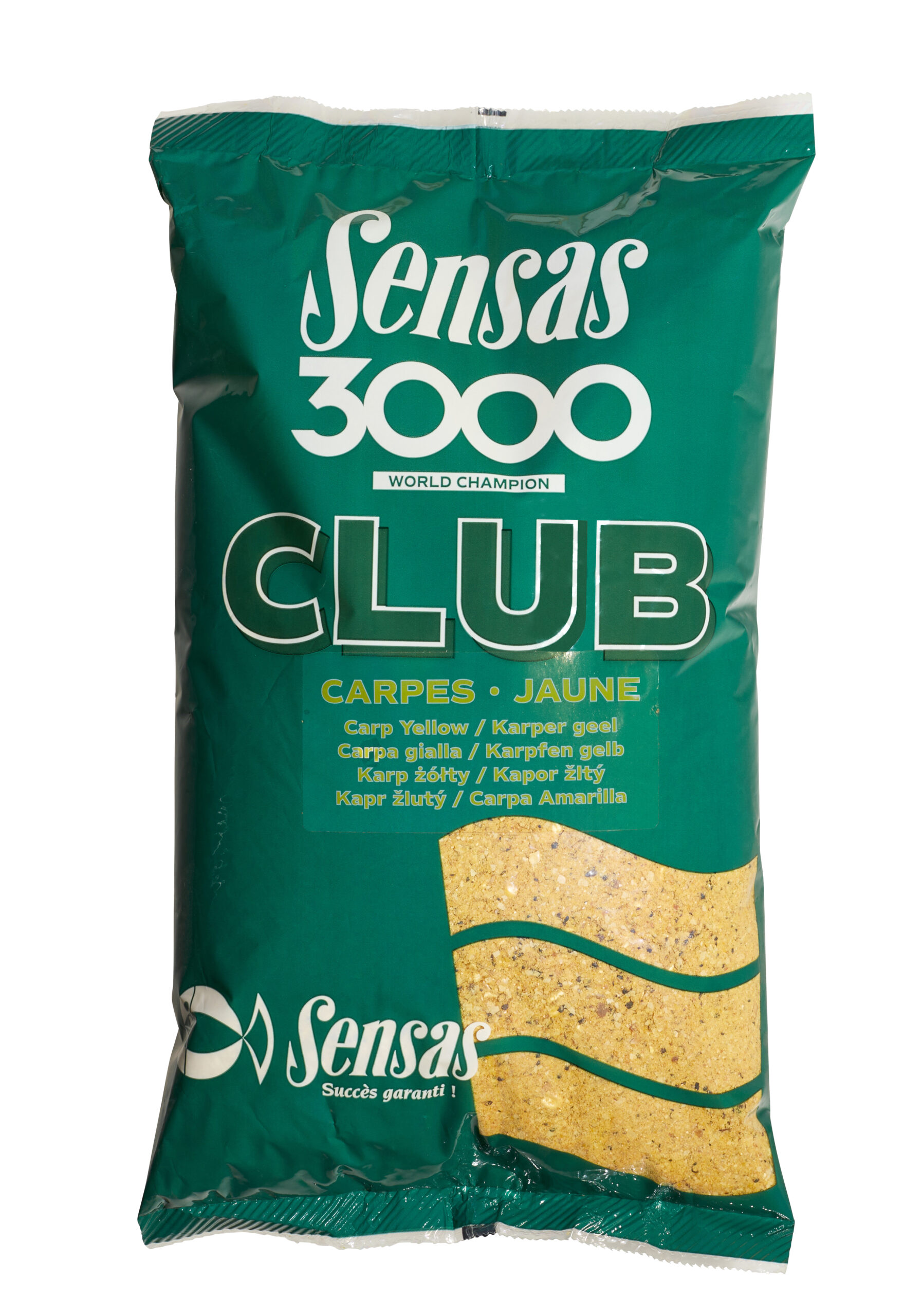 SENSAS 3000 ZANĘTA CLUB CARPES JAUNE 1KG