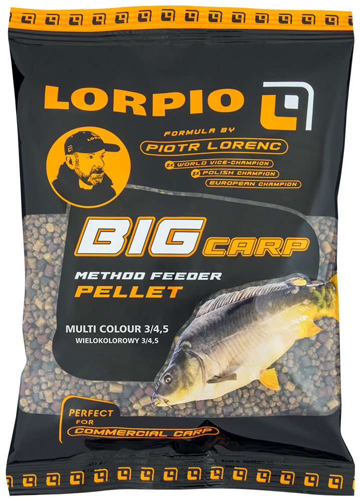 Pellet Lorpio Big Carp Wielokolorowy 3/4,5MM 700G